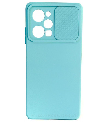 Mėtos spalvos dėklas su kameros apsauga Xiaomi Redmi Note 12 Pro 5G / Poco X5 Pro telefonui "Camshield Soft"