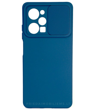 Mėlynas dėklas su kameros apsauga Xiaomi Redmi Note 12 Pro 5G / Poco X5 Pro telefonui "Camshield Soft"