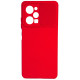 Raudonas dėklas su kameros apsauga Xiaomi Redmi Note 12 Pro 5G / Poco X5 Pro telefonui "Camshield Soft"