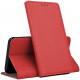 Raudonas atverčiamas dėklas Samsung Galaxy A15 4G / 5G telefonui "Smart Book Magnet"