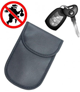 Juodas dėklas raktams apsaugantis nuo vagysčių "Anti-theft Car Key Pouch"