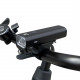Juodas priekinis dviračio žibintas (iki 200lm) balta šviesa 4 režimai (WFBLB2)