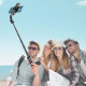 Juoda selfie - asmenukių lazka - trikojis "Tech-Protect L05S Wireless Selfie Stick Tripod & LED Light"