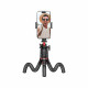 Juoda selfie - asmenukių lazka - trikojis "Tech-Protect L07S Bluetooth Selfie Stick Flexible Tripod"