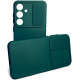 Žalias dėklas su kameros apsauga Samsung Galaxy S24 telefonui "Camshield Soft"