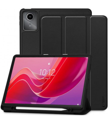 Juodas atverčiamas dėklas Lenovo Tab M11 / K11E 11.0 TB-330 planšetei "Tech-Protect SC Pen"