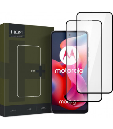 Apsauginis grūdintas stiklas Motorola Moto G24 / G24 Power / G04 telefonui "HOFI Glass Pro+ 2-Pack"