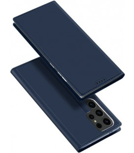 Mėlynas atverčiamas dėklas Samsung Galaxy S24 Ultra telefonui "Dux Ducis Skin Pro"
