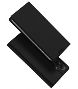 Juodas atverčiamas dėklas Samsung Galaxy S24 Plus telefonui "Dux Ducis Skin Pro"
