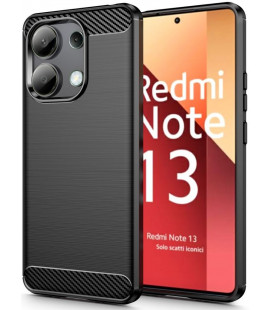 Juodas dėklas Xiaomi Redmi Note 13 4G / LTE telefonui "Tech-Protect TPUCarbon"