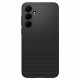 Matinis juodas dėklas Samsung Galaxy A35 5G telefonui "Spigen Liquid Air"