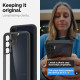 Juodas / skaidrus dėklas Samsung Galaxy A55 5G telefonui "Spigen Ultra Hybrid"