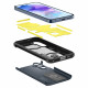 Pilkas (Metal Slate) dėklas Samsung Galaxy A55 5G telefonui "Spigen Tough Armor"