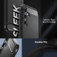 Matinis juodas dėklas Samsung Galaxy A55 5G telefonui "Spigen Rugged Armor"