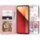 Atverčiamas dėklas Xiaomi Redmi Note 13 Pro 4G / LTE telefonui "Tech-Protect Wallet Blossom Flower"
