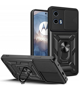 Juodas dėklas Motorola Moto G24 / G24 Power / G04 telefonui "Tech-Protect Camshield Pro"