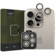 Pilka (Titanium) kameros apsauga Apple iPhone 15 Pro / 15 Pro Max telefonui "Hofi CamRing Pro+"