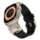 Juoda (Titanium) apyrankė Apple Watch 8 / 9 / 10 / 11 / SE / ULTRA (44 / 45 / 46 / 49 MM) "Tech-Protect Delta Pro"