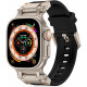 Juoda (Titanium) apyrankė Apple Watch (42 / 44 / 45 / 49 mm) laikrodžiui "Tech-Protect Delta Pro"