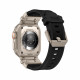 Juoda (Titanium) apyrankė Apple Watch 8 / 9 / 10 / 11 / SE / ULTRA (44 / 45 / 46 / 49 MM) "Tech-Protect Delta Pro"