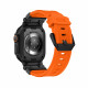 Oranžinė / juoda apyrankė Apple Watch (42 / 44 / 45 / 49 mm) laikrodžiui "Tech-Protect Delta Pro"
