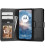 Juodas atverčiamas dėklas Motorola Moto G24 / G24 Power / G04 telefonui "Tech-Protect Wallet"