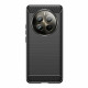 Juodas dėklas Realme 12 Pro 5G / 12 Pro Plus 5G telefonui "Tech-Protect TPUCarbon"