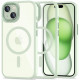 Žalias / skaidrus dėklas Apple iPhone 15 telefonui "Tech-Protect Magmat Magsafe"