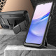 Juodas dėklas Samsung Galaxy A15 4G / 5G telefonui "Supcase Unicorn Beetle Pro"