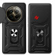 Juodas dėklas Realme 12 Pro 5G / 12 Pro Plus 5G telefonui "Tech-Protect Camshield Pro"