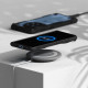 Juodas / skaidrus dėklas Oneplus 12R telefonui "Ringke Fusion X"