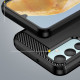 Juodas dėklas Samsung Galaxy M15 5G telefonui "Tech-Protect TPUCarbon"