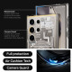Dėklas Samsung Galaxy S24 Ultra telefonui "Spigen Ultra Hybrid Zero One Natural Titanium"