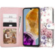 Atverčiamas dėklas Samsung Galaxy M15 5G telefonui "Tech-Protect Wallet Blossom Flower"