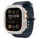 Smėlio spalvos dėklas Apple Watch Ultra 1 / 2 / 3 / 4 (49 mm) laikrodžiui "Spigen Rugged Armor"