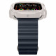 Smėlio spalvos dėklas Apple Watch Ultra 1 / 2 / 3 / 4 (49 mm) laikrodžiui "Spigen Rugged Armor"