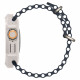 Smėlio spalvos dėklas Apple Watch Ultra 1 / 2 / 3 / 4 (49 mm) laikrodžiui "Spigen Rugged Armor"