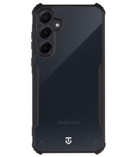 Juodas / skaidrus dėklas Samsung Galaxy A55 5G telefonui "Tactical Quantum Stealth Cover"