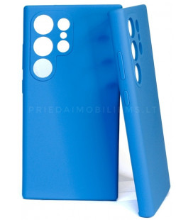 Mėlynas dėklas Samsung Galaxy S24 Ultra telefonui "Tel Protect Silicone Premium"