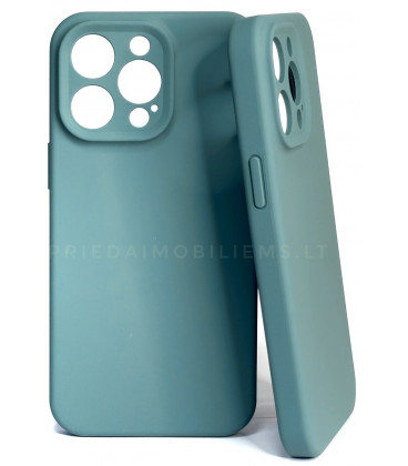 Žalias dėklas Apple iPhone 15 Pro Max telefonui "Tel Protect Silicone Premium"
