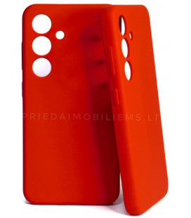 Raudonas dėklas Samsung Galaxy S24 telefonui "Tel Protect Silicone Premium"