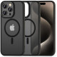 Matinis juodas dėklas Apple iPhone 15 Pro telefonui "Tech-Protect Magmat Magsafe 2"