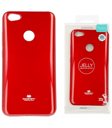 Raudonas silikoninis dėklas Xiaomi Redmi Note 5A telefonui "Mercury Goospery Pearl Jelly Case"