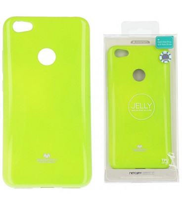 Žalias silikoninis dėklas Xiaomi Redmi Note 5A telefonui "Mercury Goospery Pearl Jelly Case"