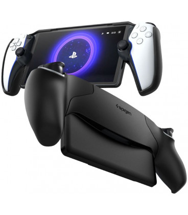 Juodas dėklas Sony Playstation Portal kompiuteriui "Spigen Thin Fit"