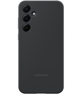 Originalus juodas dėklas "Silicone Cover" Samsung Galaxy A55 5G telefonui "EF-PA556TBE"