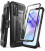 Juodas dėklas Samsung Galaxy A55 5G telefonui "Supcase Unicorn Beetle Pro"