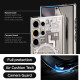 Natural Titanium dėklas Samsung Galaxy S24 Ultra telefonui "Spigen Ultra Hybrid Onetap Ring Magsafe Zero One"