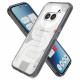 Pilkas / skaidrus dėklas Nothing Phone 2A telefonui "Spigen Ultra Hybrid"