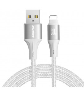 Baltas USB - Lightning laidas 120cm 3A "Joyroom SA25-AL3"
